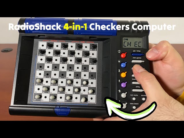 Radio Shack 4-in-1 Chess & Checkers Computer Tested 😃 Gadgetify