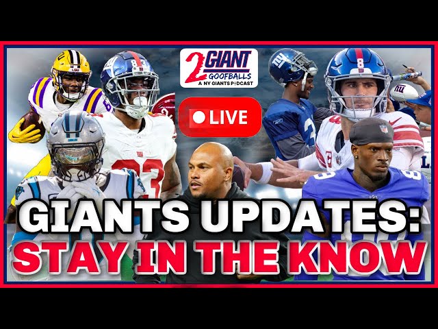 Giant Updates: Stay In The Know With New York Giants News
