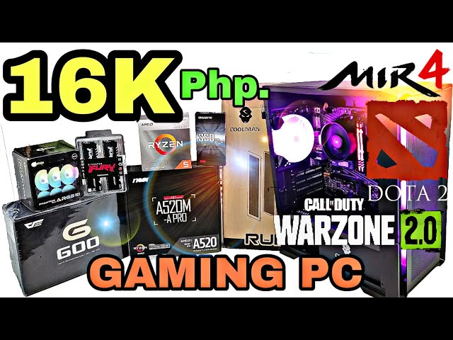 16K PC build : BUDGET PC BUILD GUIDE 2023 | AMD RYZEN 5 4600G | BUDGET GAMING PC WITH BENCHMARK