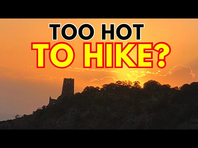 Too hot to hike? How to do a hot weather rim to river to rim hike in a day at Grand Canyon.
