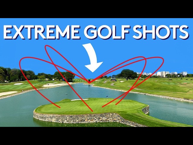 Can Pro Golfers Hit An Island Green With A 100+ Yard Slice?