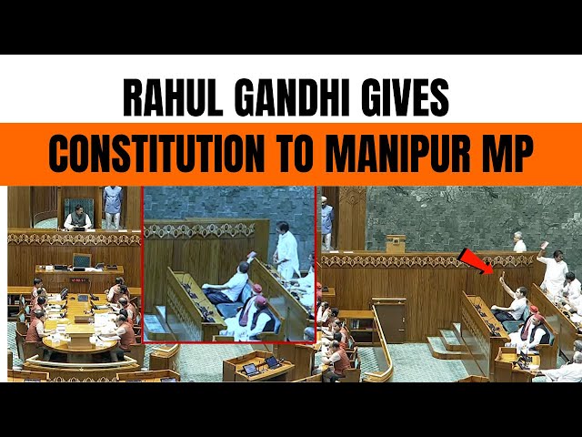 Manipur Slogans Raised in Parliament: Manipur MP Calls for Justice in Manipur After Taking Oath