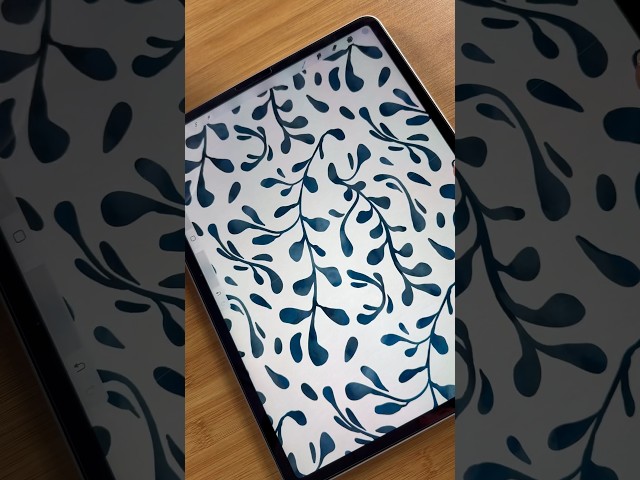 How to draw a seamless pattern in Procreate #procreatetutorial