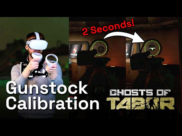 How to Perfectly Align Your VR Gunstock NO CALIBRATION MENU! Ghosts of Tabor