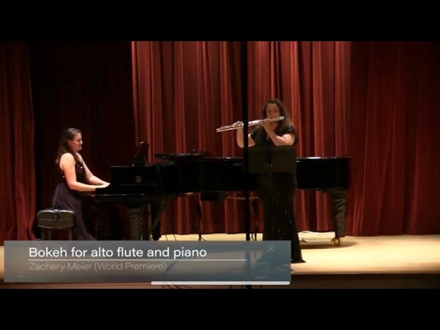 Bokeh for alto flute and piano (World Premiere)