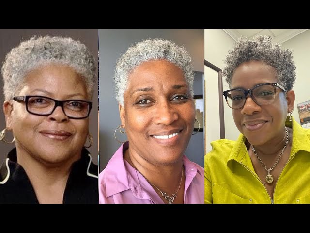 25 OLDER WOMEN Most Inspiring Natural Hairstyles for Short Hair in 2024