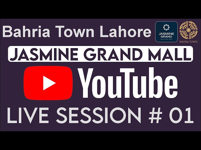 Jasmine Grand Mall Bahria Town Lahore Live Session l 0333-1115800 Rizwan Qavi Khan