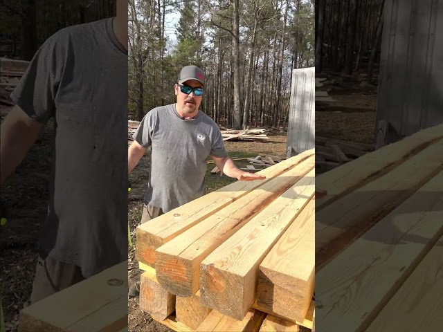 Finished Drying BIG PINE BEAMS For A Multi Million Dollar House!