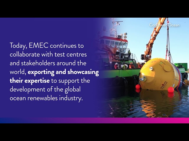 The European Marine Energy Centre (EMEC) | Scottish Development International