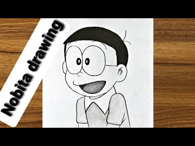 How to draw nobita from doremon || cartoon drawing || Doremon cartoon drawing ||#deremoncartoon 😱