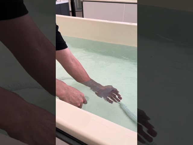 UNDERWATER MASSAGE GUN??  Eliminate any fatigue you feel after swimming or running underwater.