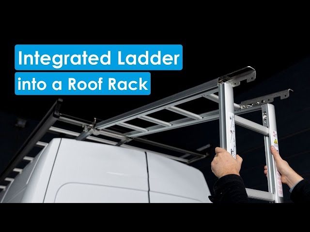 Ladder Integrated in a Roof Rack - Easy and Convenient Way to Access Your Rooftop