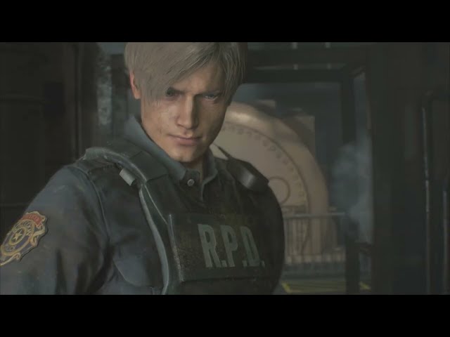 Resident Evil 2:Leon B pt 2 Mr. X. He sucks