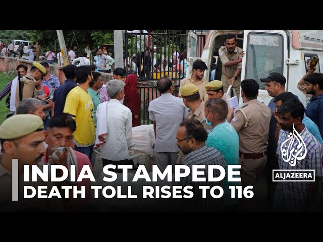 Death toll from India stampede rises to 116