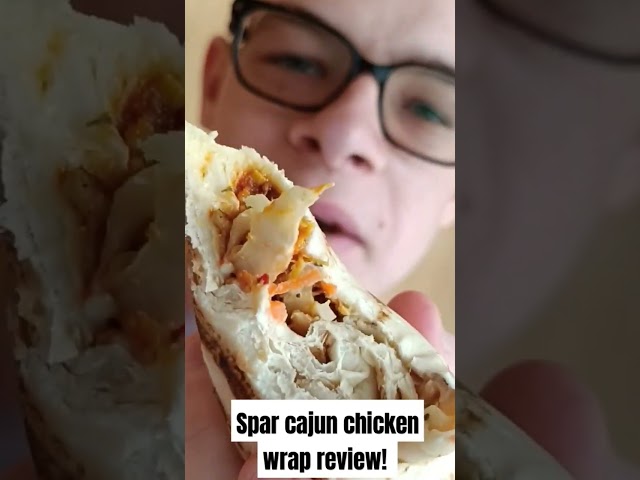 Cajun Chicken Wrap REVIEW In Under 60 Seconds! #shorts