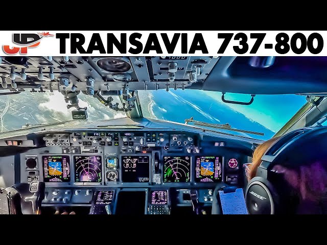 Transavia France🇫🇷 Boeing 737 Cockpit Flights across Europe🇪🇺