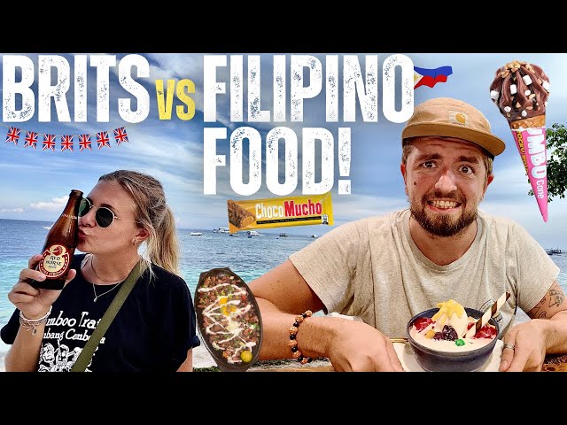 Brits Try FILIPINO FOOD For The First Time! 🇵🇭