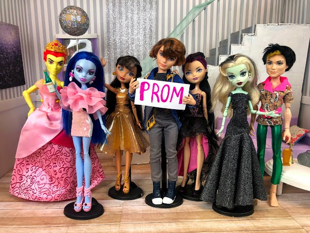 Prom at Home- A Monster High/Ever After High Stop Motion