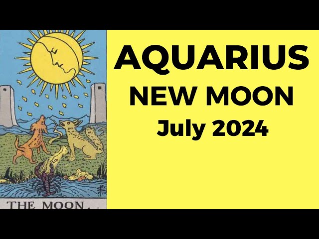 Aquarius: A Hard Cycle Ends Now Spirit Has A Gift For You! 🌕 July 2024 New Moon Tarot Reading