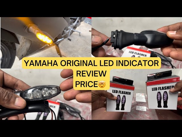 YAMAHA LED indicator review🤩 | PRICE 🤯???