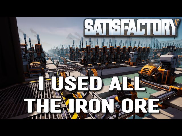 I think I'm insane! - All the iron Satisfactory Ultimate Factory - Pure Iron Ingots