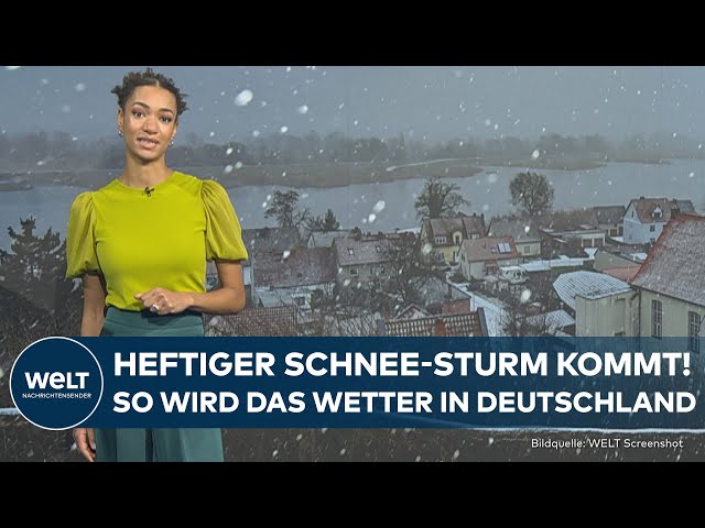 WETTER: Heftige Unwetter drohen in Deutschland! Es kommt mehr Schnee! Diese Regionen sind betroffen