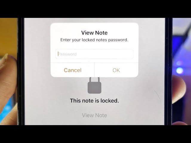 Can You Access Old Locked Note on iPhone? (probably not)