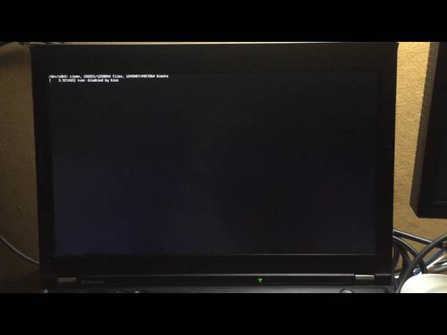 Thinkpad X230 booting Debian Stretch (with Gnome) from mSATA EVO 850 SSD