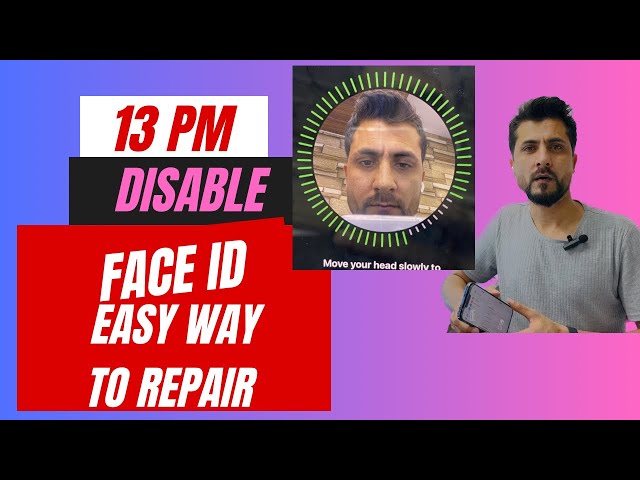 iPhone 13P 13 Promax disable Face id Repair Easy way