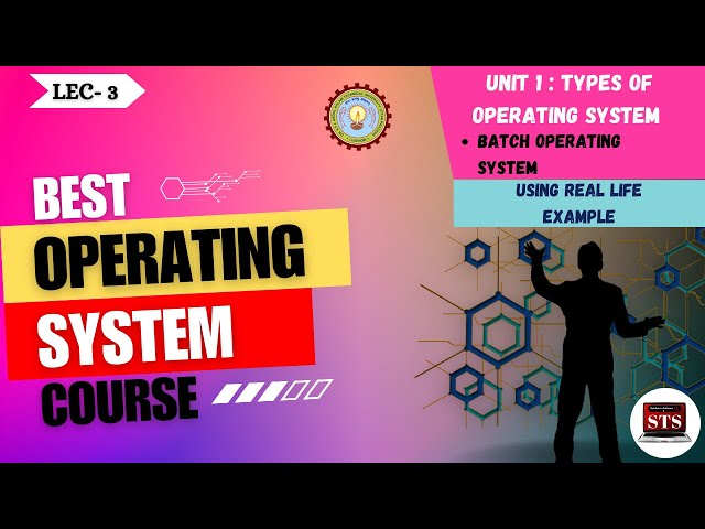 Batch Operating System | Types of OS | Unit-1 | Lec-3 | OS Course with real life examples.
