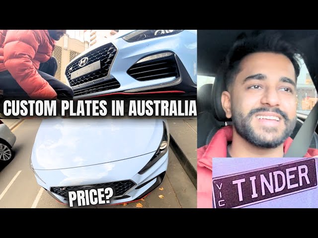 Custom Plates in Australia 🇦🇺| Price?