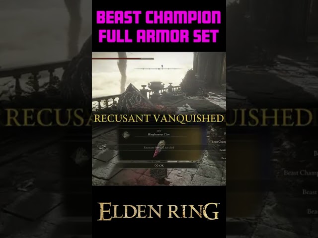 Beast Champion Armor/Weapon Set