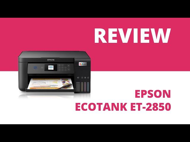 Epson EcoTank ET-2850 A4 Colour Multifunction Inkjet Printer