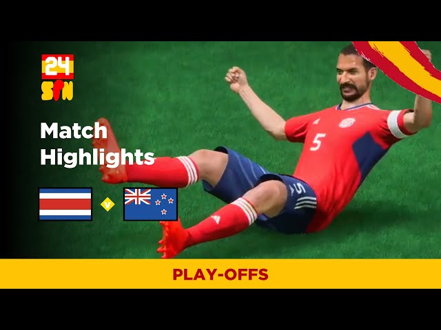 Costa Rica are in the World Cup! | Costa Rica v New Zealand | Play-offs | VCA World Cup Spain 2024