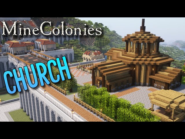 Minecolonies - Byzantine #33 Building a Church and Graveyard