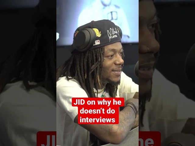JID on why he does not do interviews #music #rap #interview #jid #foreverstory #introvert #shorts