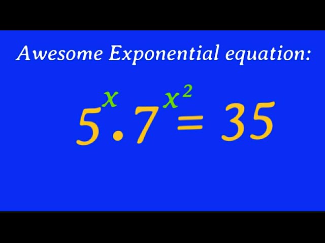 exponential equation : (maths Olympiad)