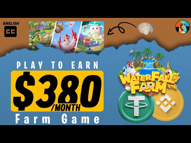 Play to Earn Crypto Game | Waterfall Farm Full Tutorial