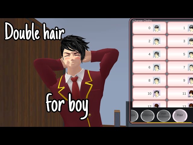How Taiga has new hair styles / Sakura school simulator🌸