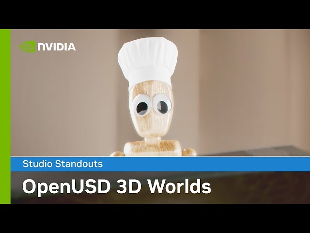 OpenUSD 3D の世界：デジタルアート作品集 | NVIDIA Studio Standouts（日本語字幕付き）