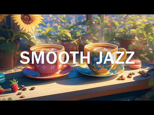 Smooth Instrumental Cafe Jazz Music for Positive Moods ☕ Relaxing Jazz & Elegant Morning Bossa Nova