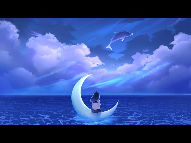 A night of falling asleep with the stars☁Relaxing music to help you sleep
