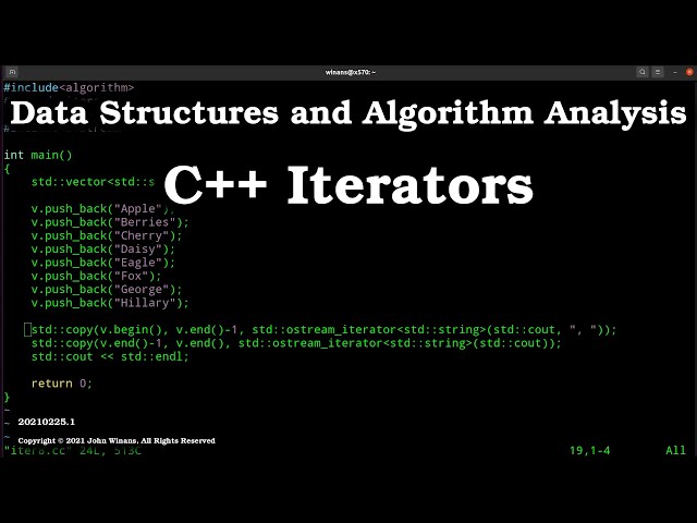 C++ Iterators & Adapters