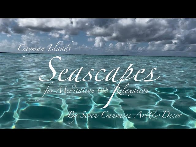 “Seascapes - Cayman Islands” by Seven Canvases Art & Decor #sevencanvasesart #meditation #relaxing