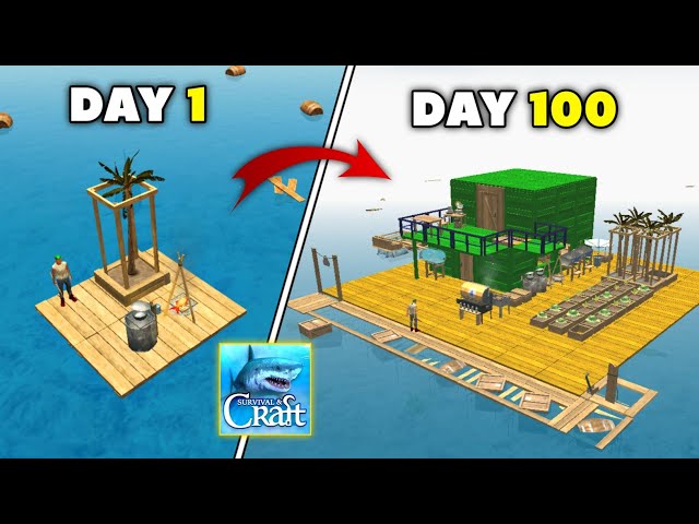 We Survived 100 Days in Survival and Craft | Survival and Craft: Multiplayer