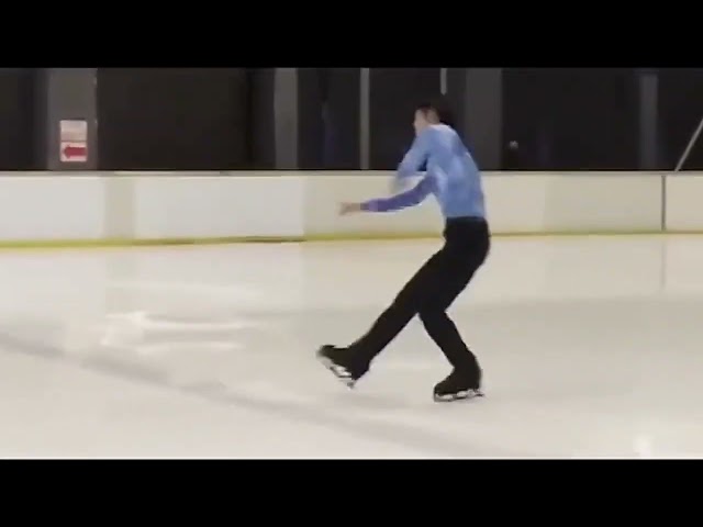 Yuzuru Hanyu’s surprise performance of Parisienne Walkways to promote a local competition.