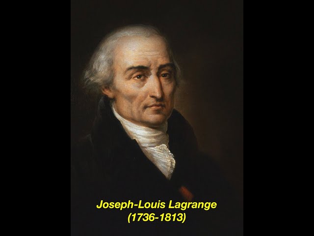 Who was Joseph-Louis Lagrange? | Mathematicians Ep. 6