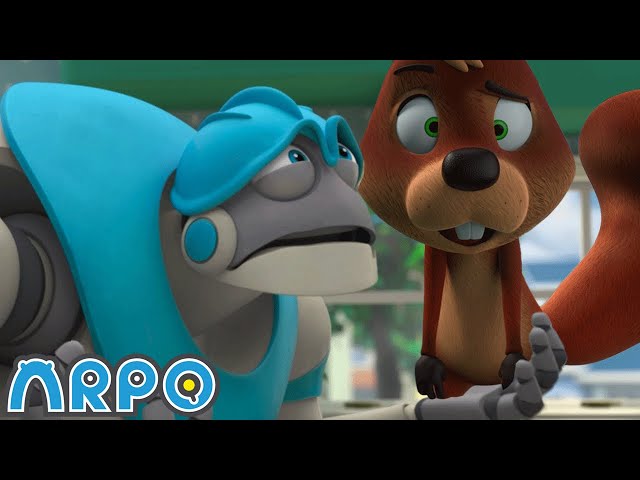 Annoying Squeak!!! | ARPO The Robot | Robot Cartoons for Kids | Moonbug Kids