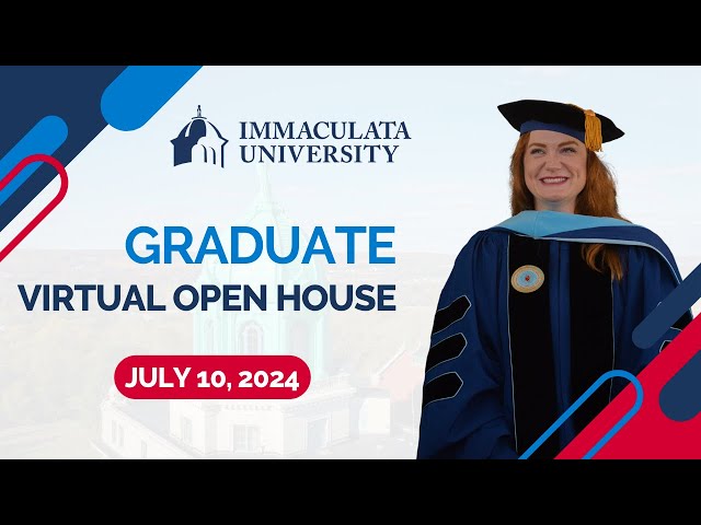 Graduate Virtual Open House | Immaculata University