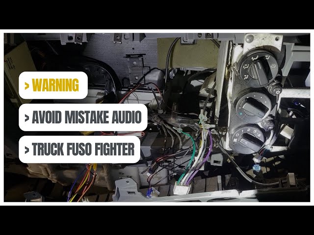 Truck Fuso Fighter: AVOID MISTAKES AUDIO MULTIMEDIA INSTALLATION - How dangerous Underpowered setup?